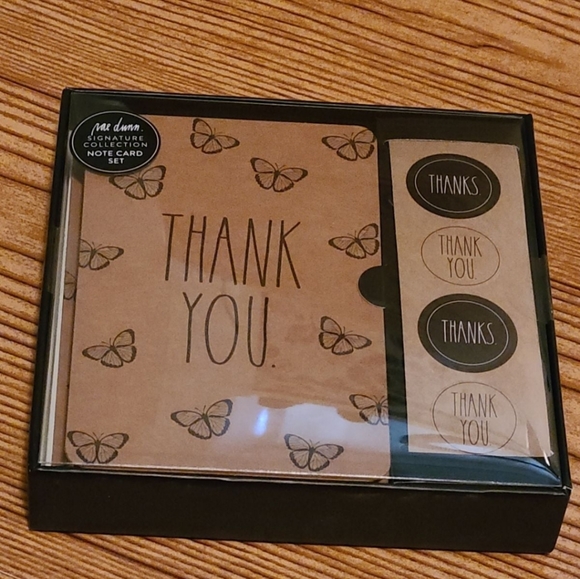 Rae Dunn THANK YOU Note Card Set - Picture 2 of 2